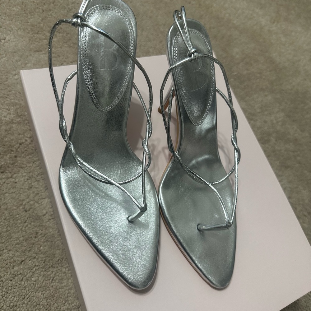 Bydose Mid Chrome Heels - Picture 3 of 6